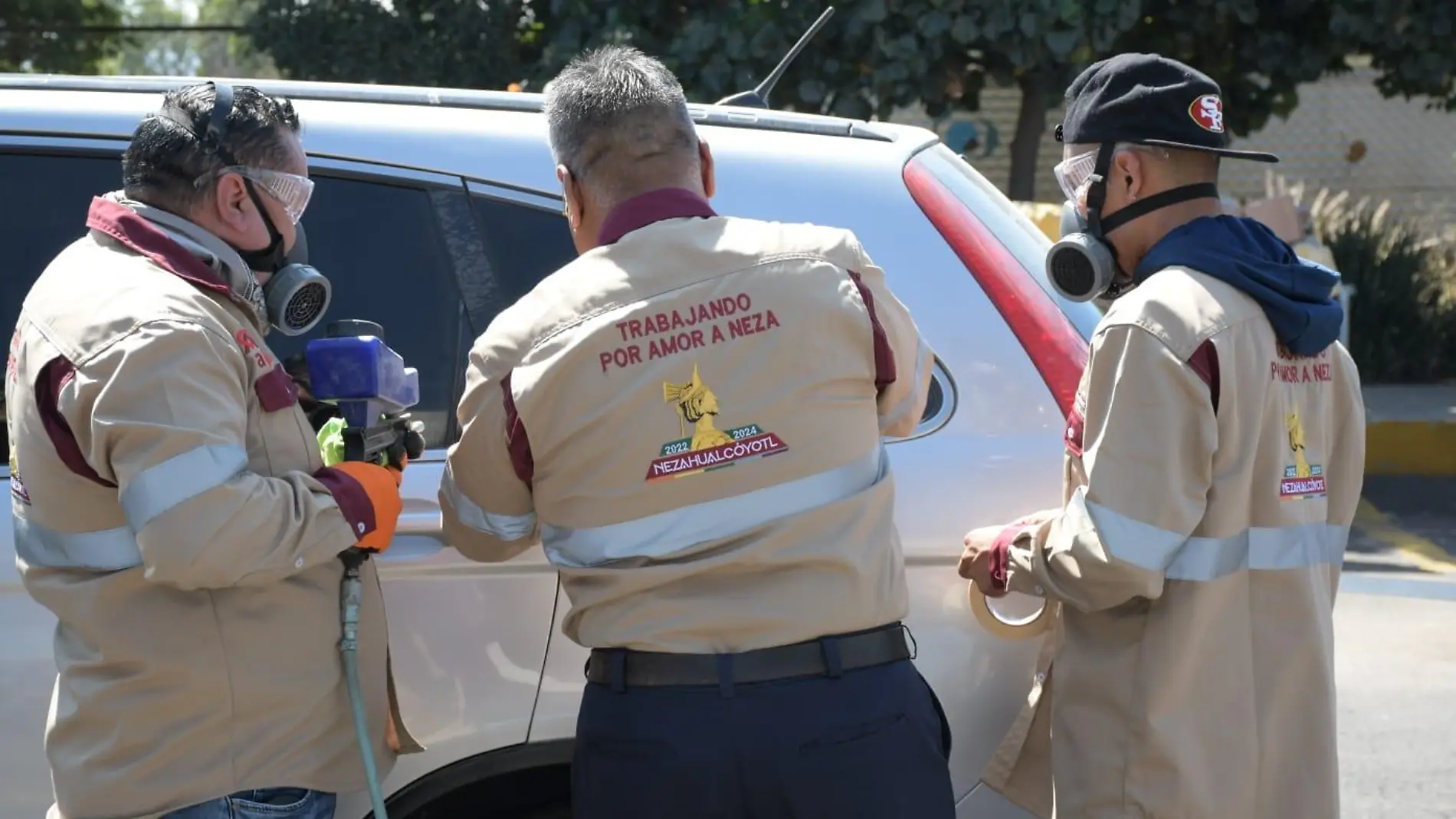 Inicia Neza programa gratuito de grabado de autopartes contra el robo de autos